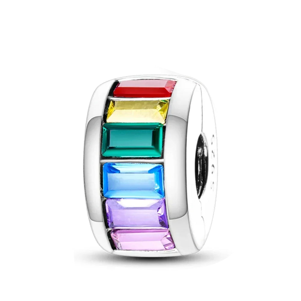 Regenbogen Murano Glas - Charm