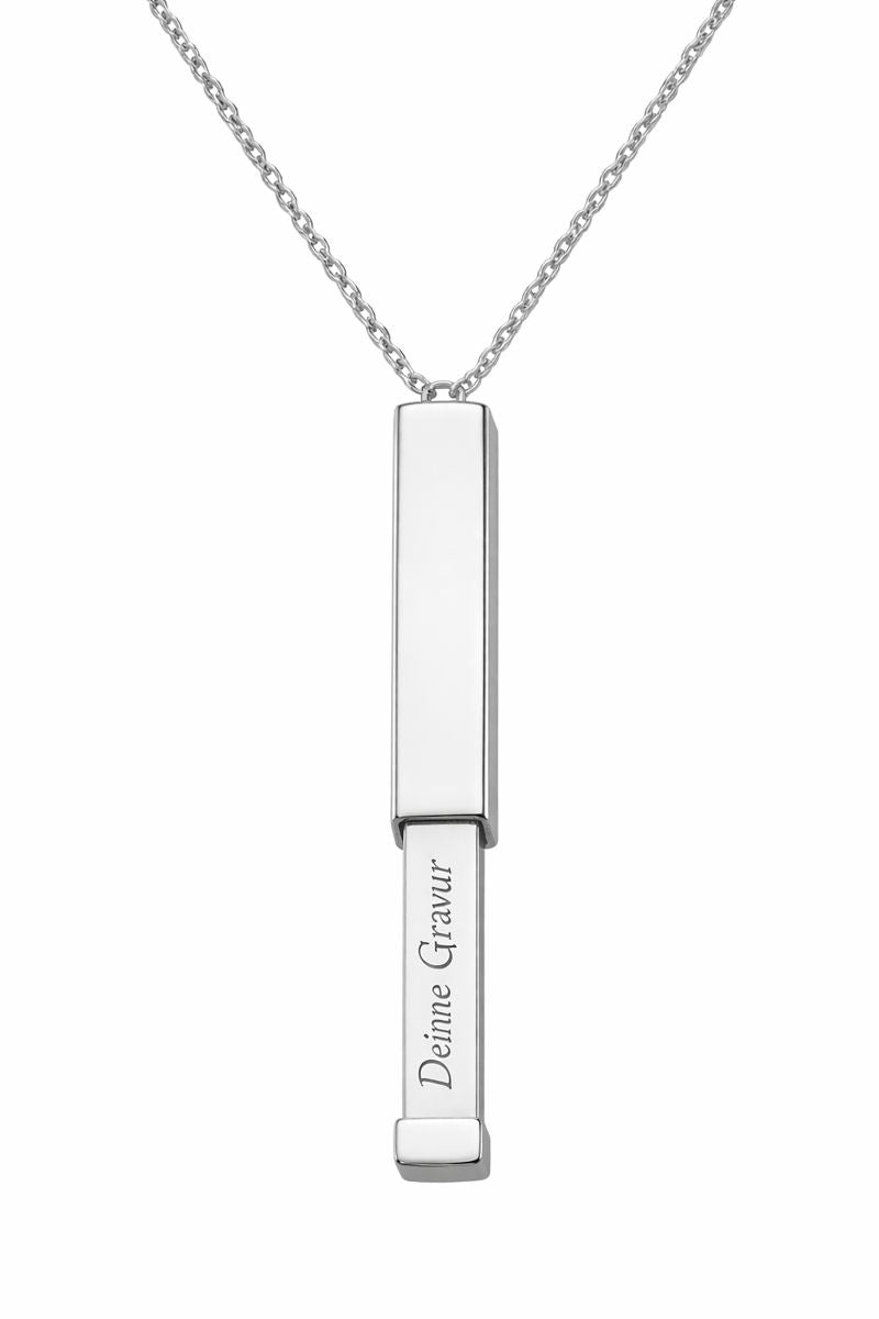 SecretLine Kette Silber – Gravur im Inneren