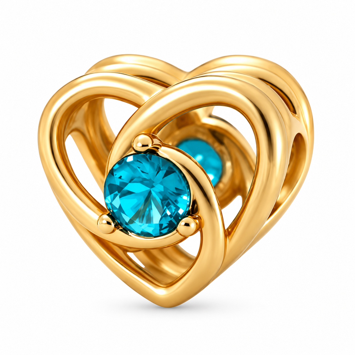 Herz des Ozeans Gold – Charm