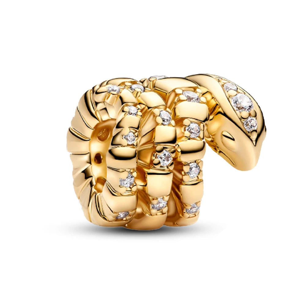 Kraft der Schlange gold – Charm