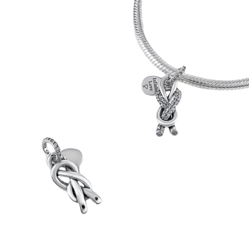 Unendlichkeitsknoten – Charm-Anhänger