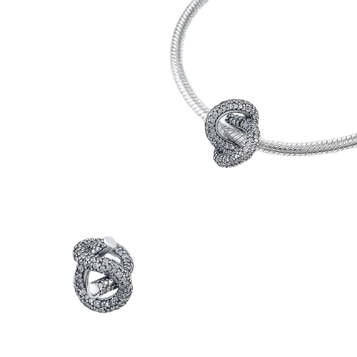 Herz & Unendlichkeit – Charm-Anhänger