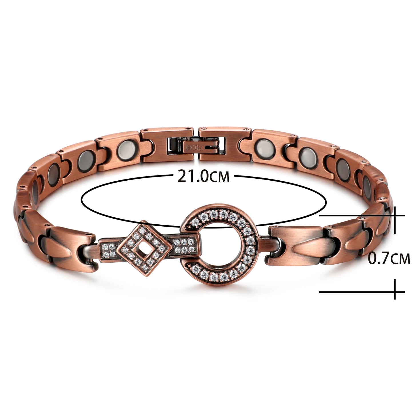 Circula mit Magnetkraft – Kupferarmband