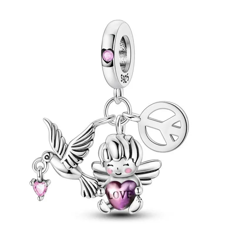 Frieden & Liebe – Charm-Anhänger