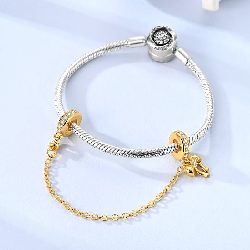 Schleifen Sicherheitskette Gold – Komfortkette