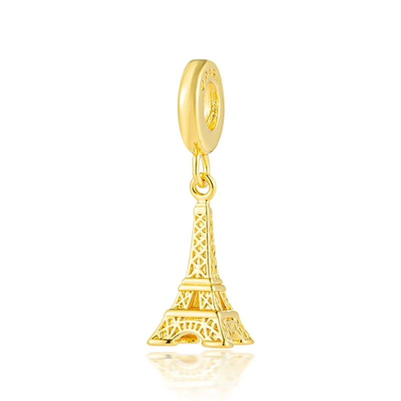 Eiffelturm (gold) - Charm