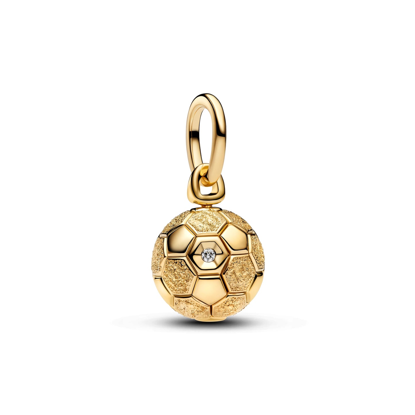 Goldener Fußball – Charm-Anhänger