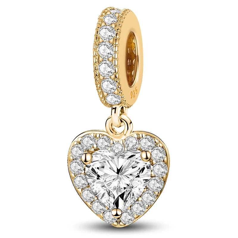 Strahlendes Herz - Charm