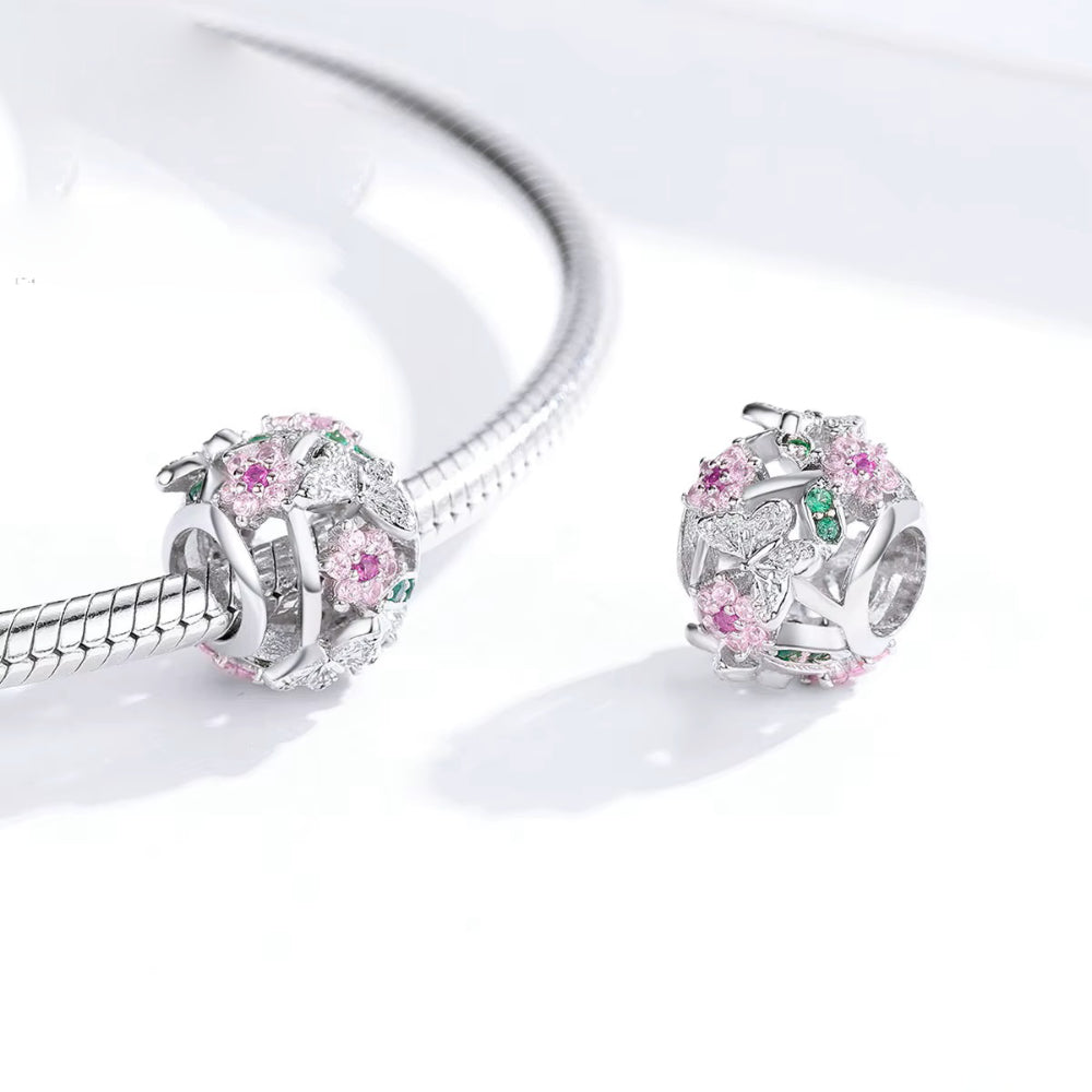 Butterflies & Flowers - Charm