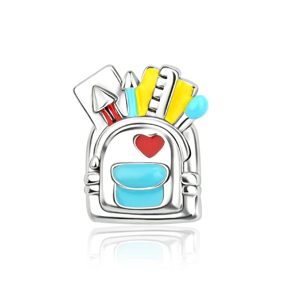 Schulstart – Bunter Schulrucksack - Charm