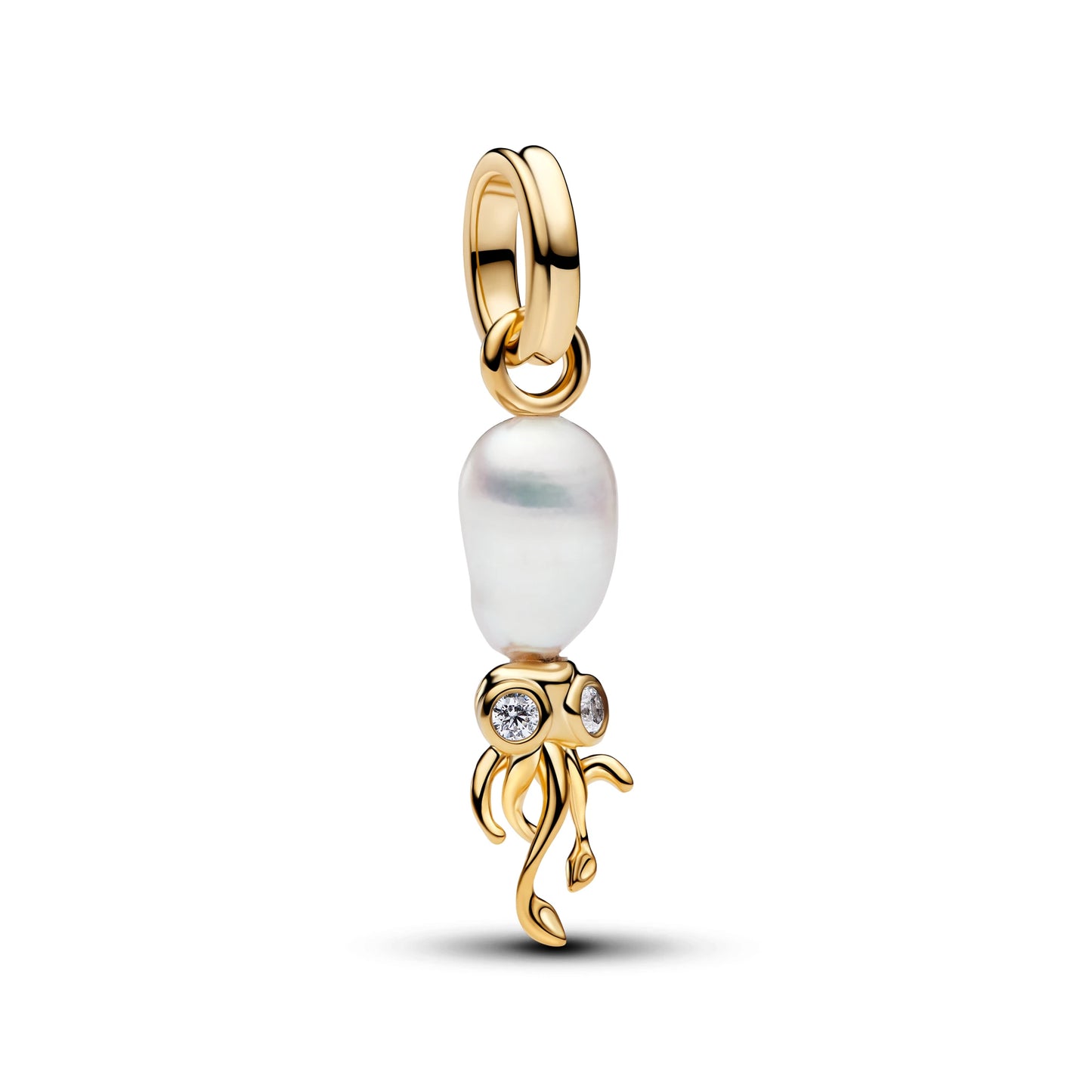 Meereskrake Gold – Charm-Anhänger