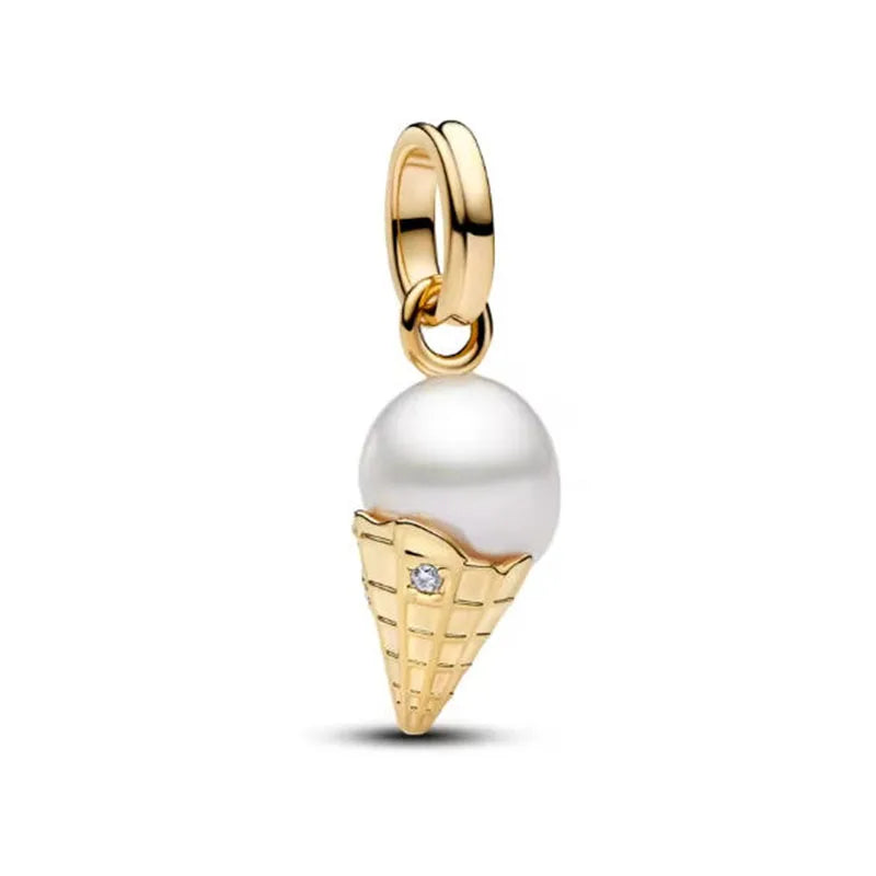Eis Süße Versuchung Gold – Charm-Anhänger