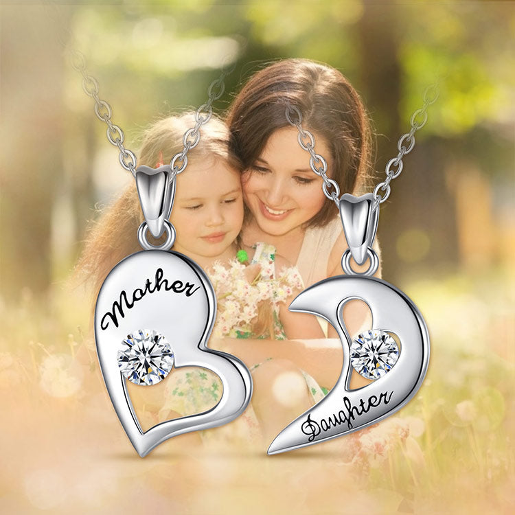 Mother & Daughter Silver - Necklace