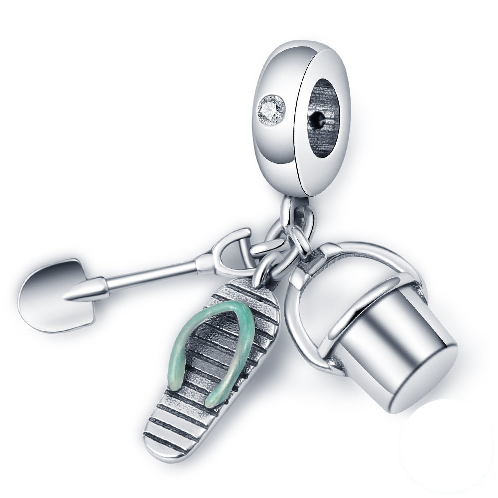 Beach toys - charm pendant