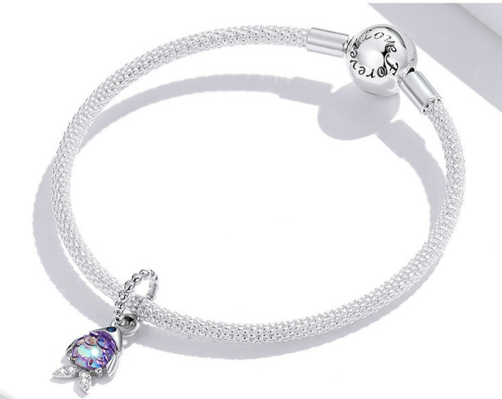 schicker Fisch - Charm-Anhänger