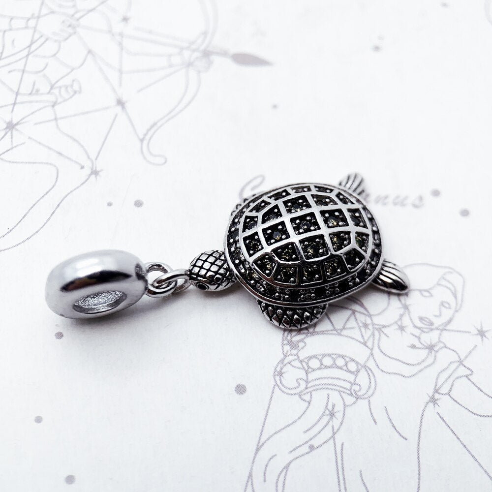 Landschildkröte - Charm-Anhänger