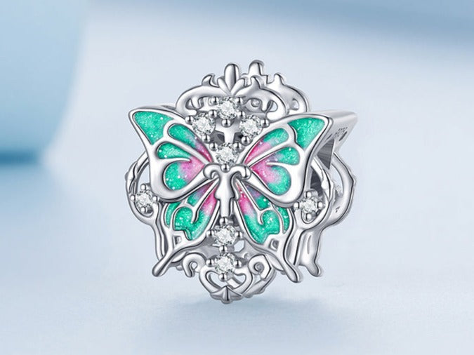 Green Butterfly - Charm