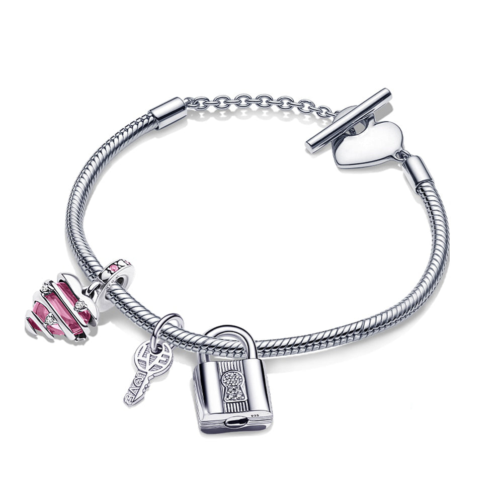 Key to My Heart – Charm-Armband-Set