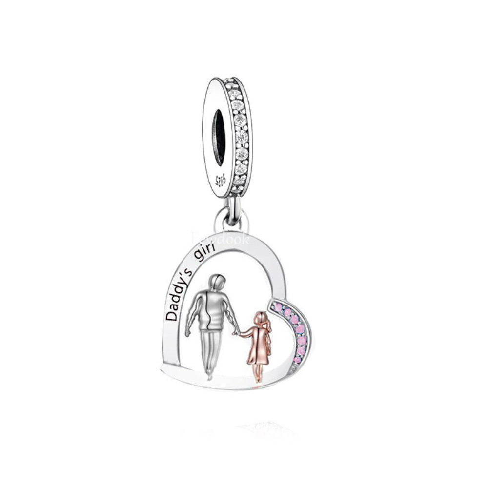 Papa's girl - charm pendant