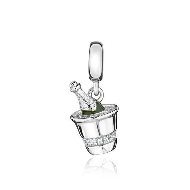 Champagne - charm pendant