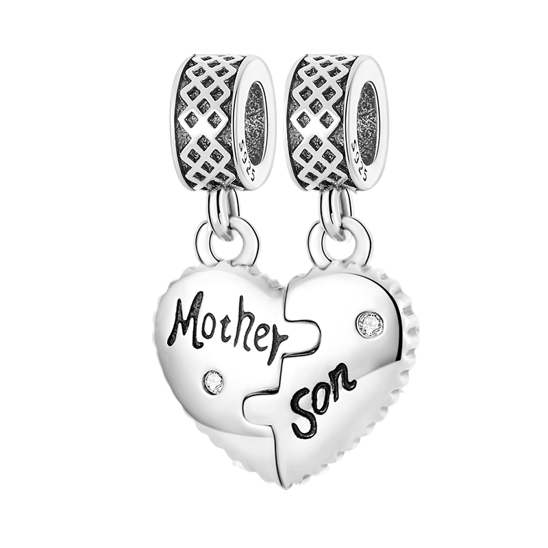 Doppelcharm - Mutter & Sohn - Charm-Anhänger