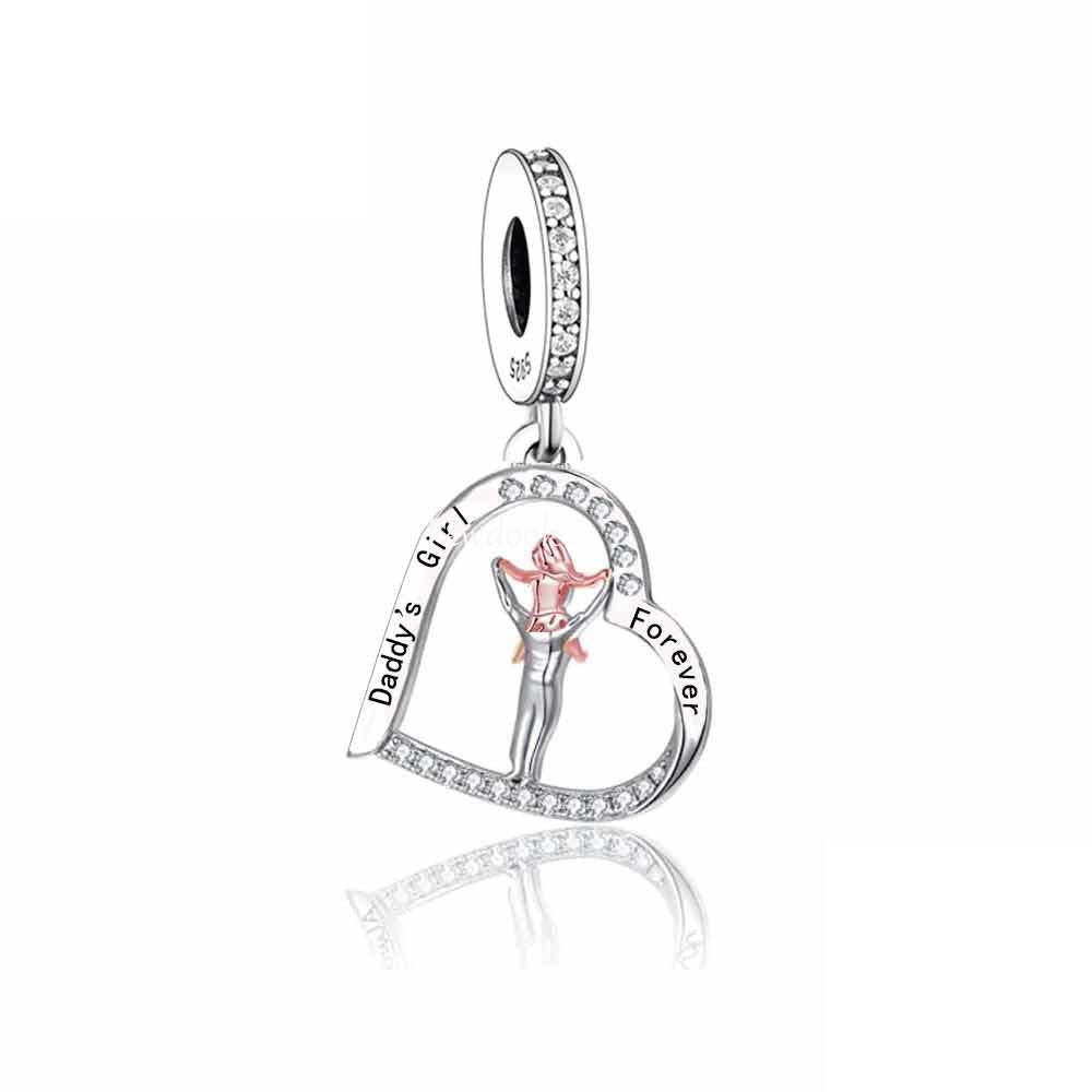 Daddy's girl forever charm pendant