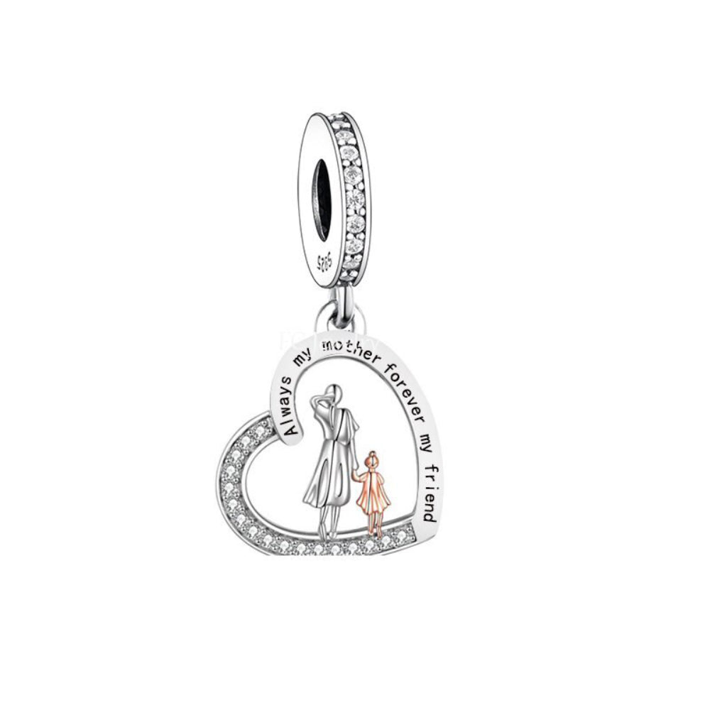 always my daughter forever my friend - charm pendant