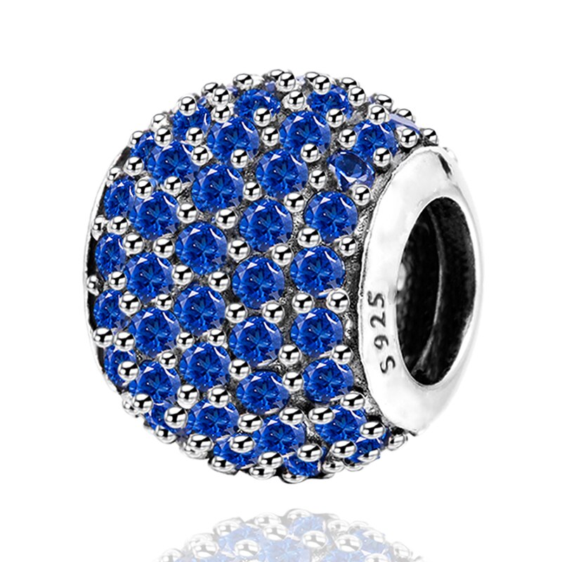 Perle blau- Charm