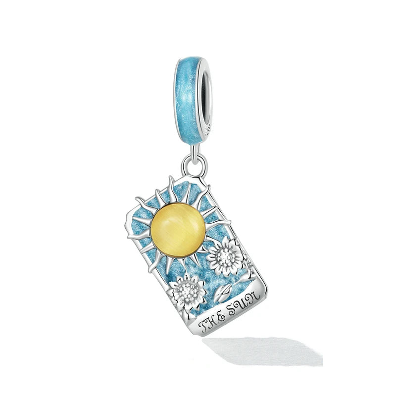 Tarotkarte: Die Sonne - Charm-Anhänger