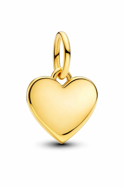 Love Forever – Gold Herz-Charm (gravierbar)