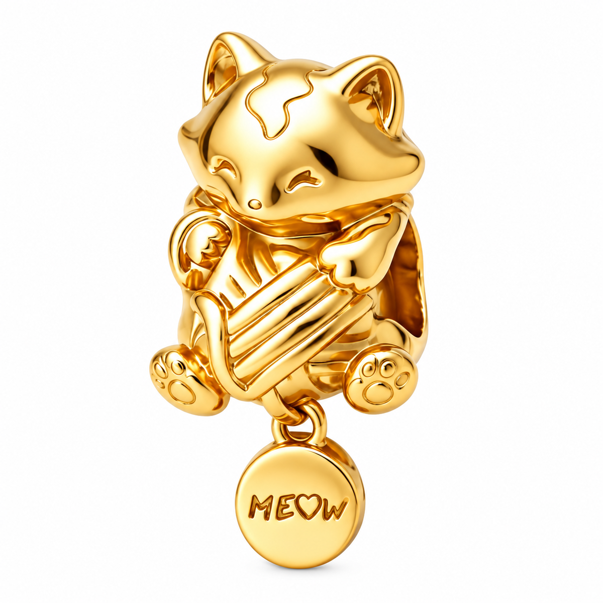 Katzenliebe Gold – Charm