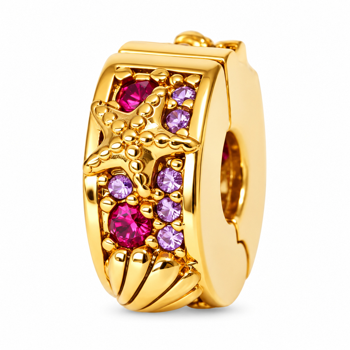 Seesternzauber Gold – Clip-Charm