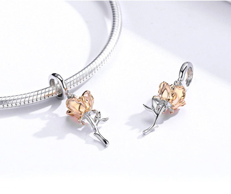 Rose - Charm-Anhänger