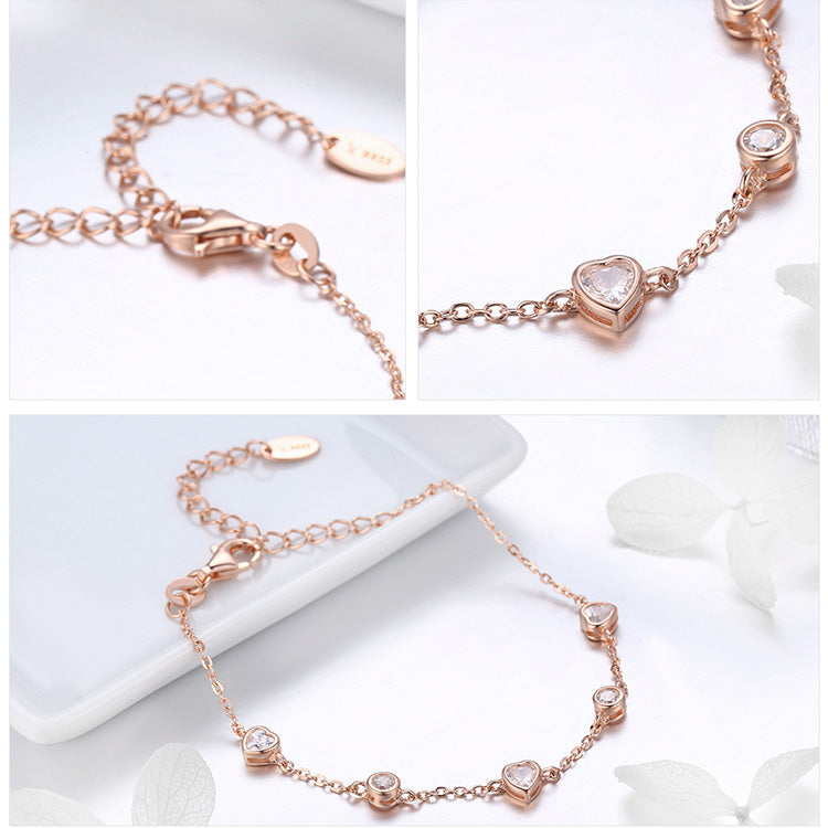 Herzensglanz Rosé - Armband