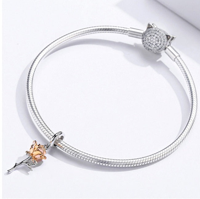 Rose - Charm-Anhänger