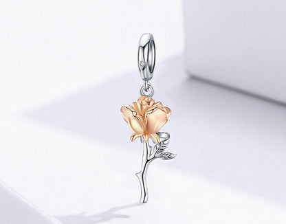 Rose - Charm-Anhänger