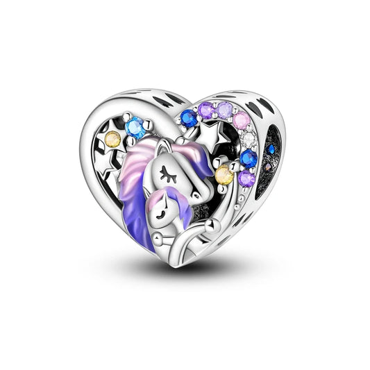 Einhorn Liebe – Charm „Mama & Kind