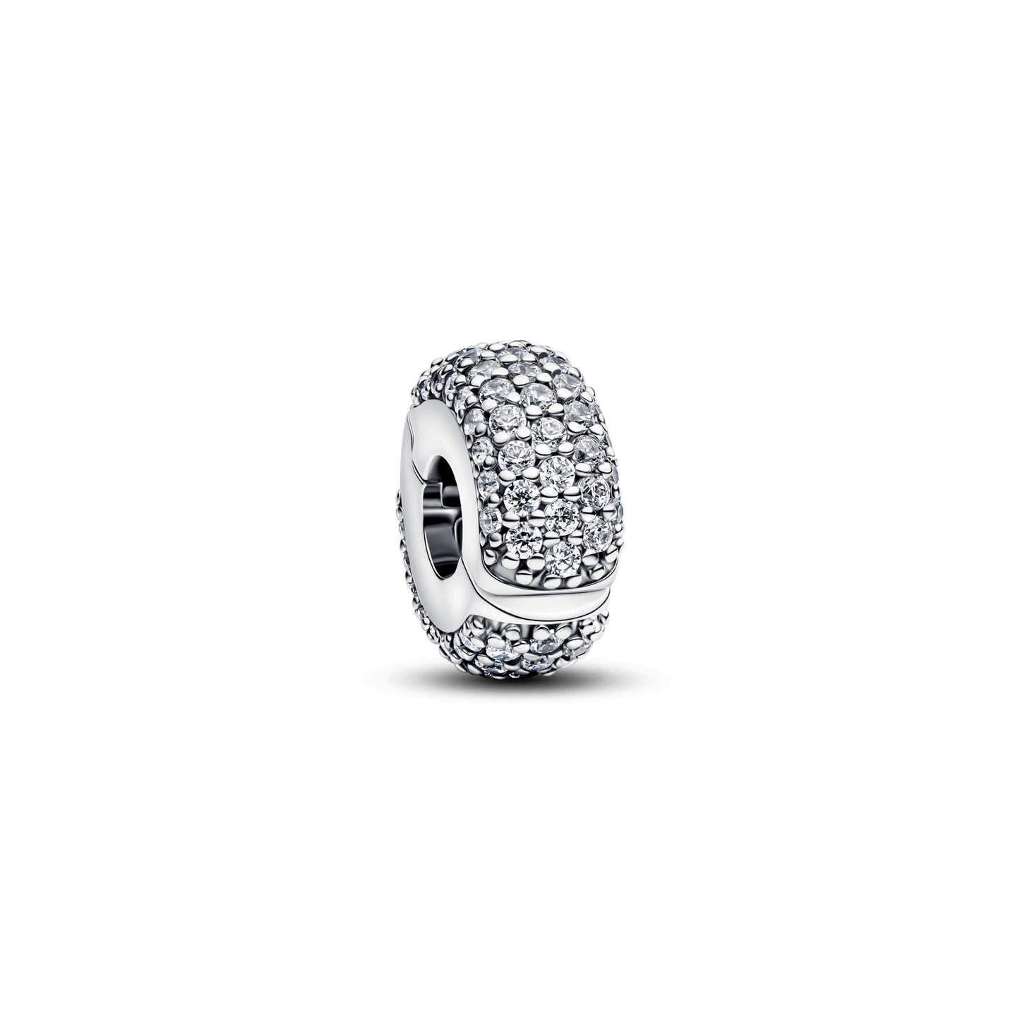 Pavé Clip Silber – Charm