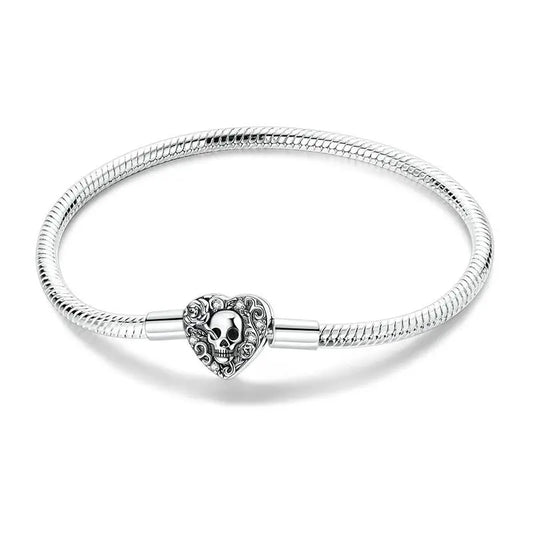 Schwarze Rose – Charm-Armband