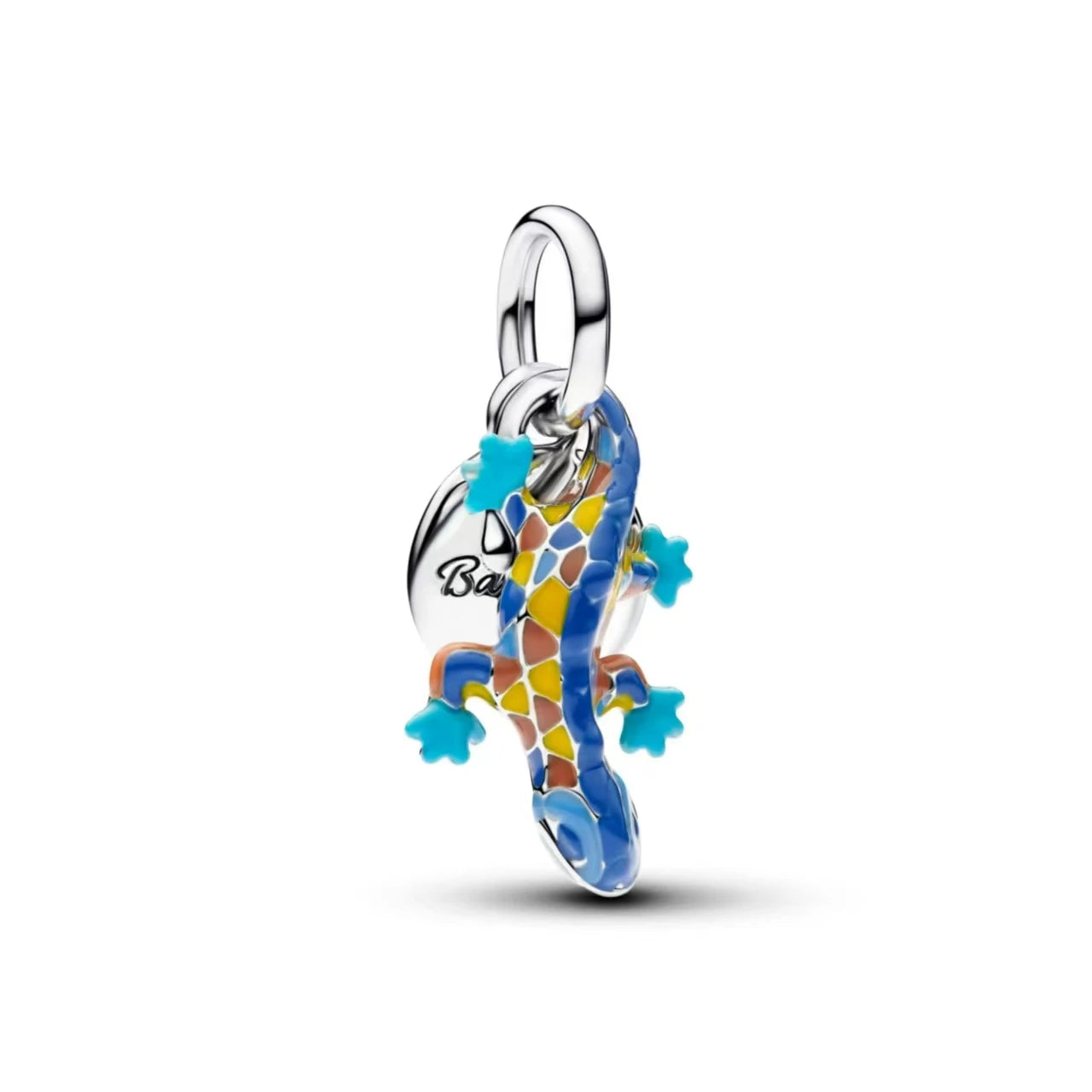 Bunter Gecko – Charm-Anhänger