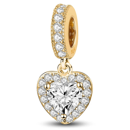 Strahlendes Herz - Charm