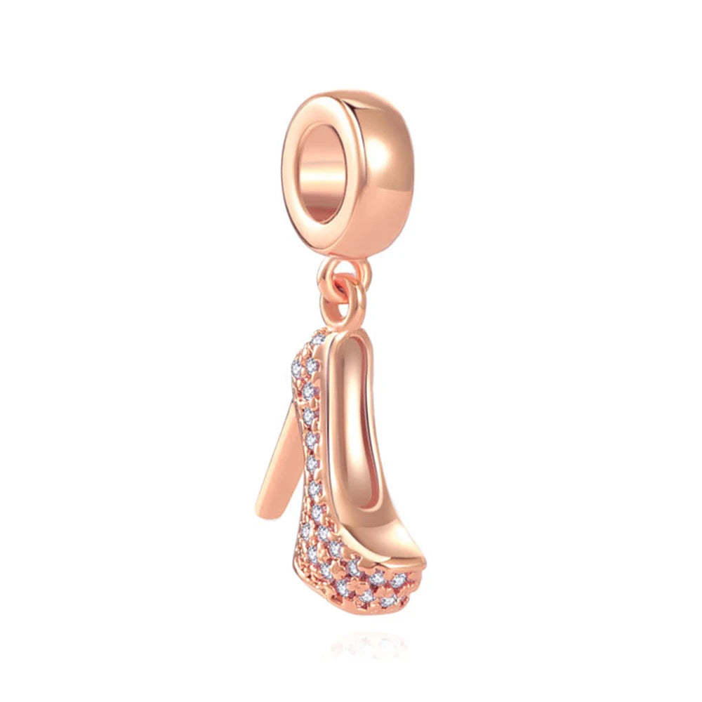 High Heel Roségold – Charm