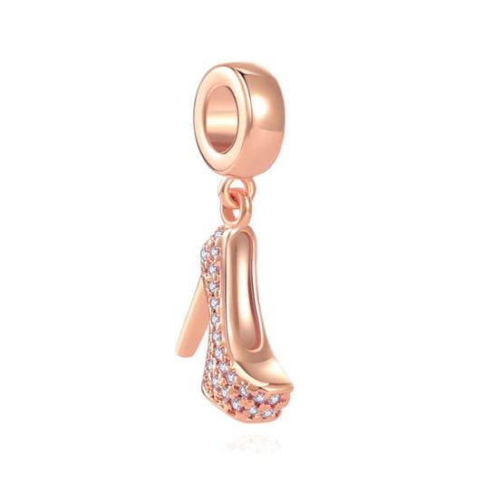 High Heel Roségold – Charm
