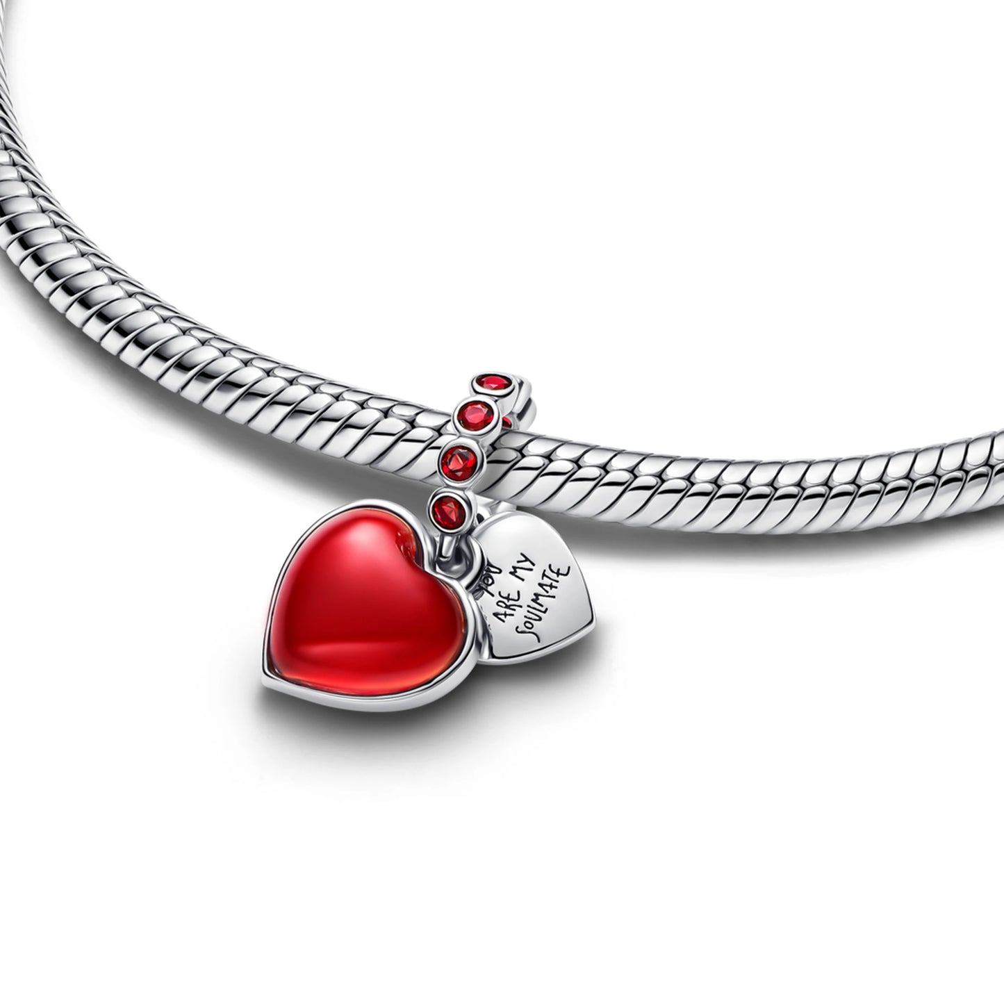 Folge deinem Herzen – Roter Herz-Charm