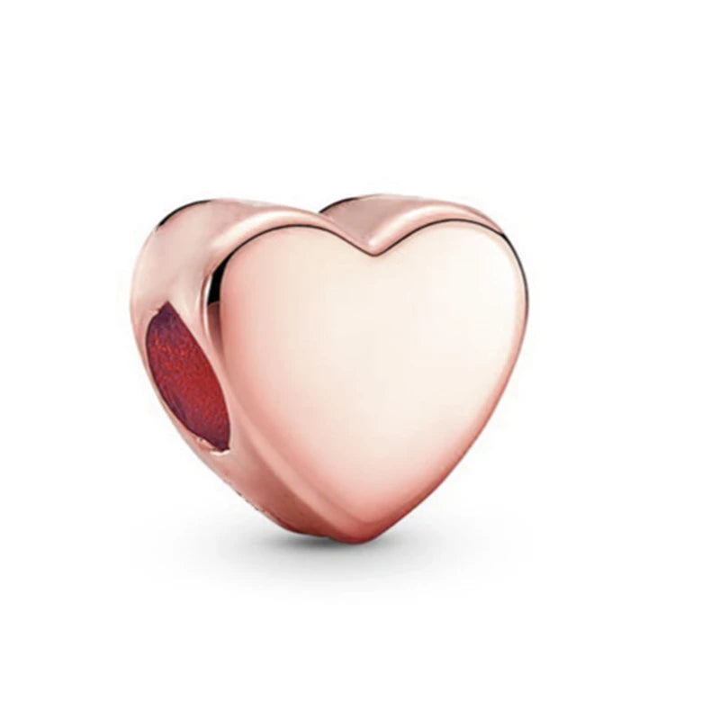 Herzform – Roségold Herz-Charm