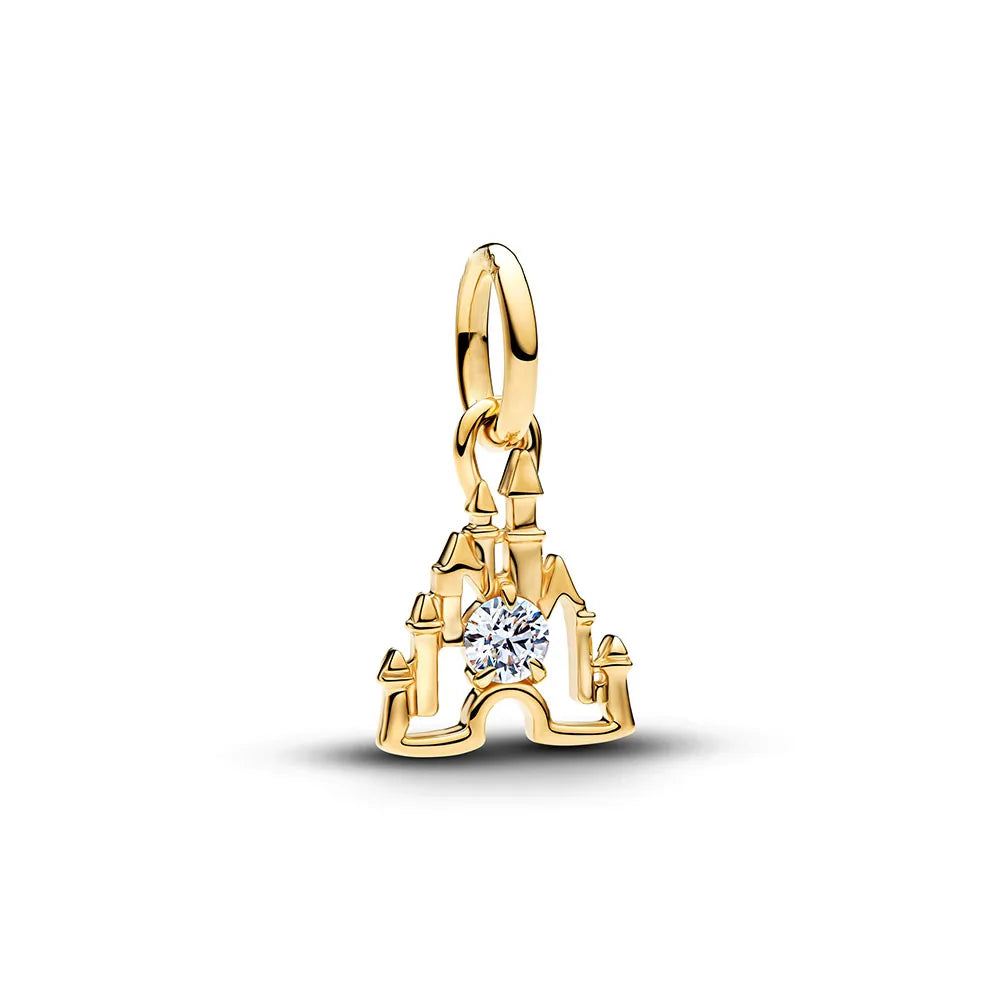 Märchenschloss Gold – Charm-Anhänger
