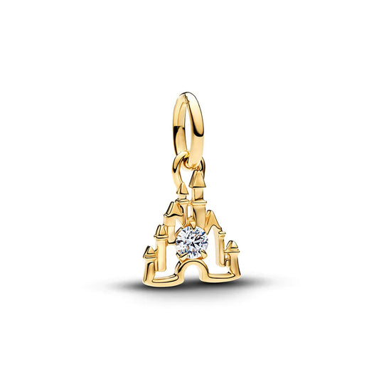 Märchenschloss Gold – Charm-Anhänger