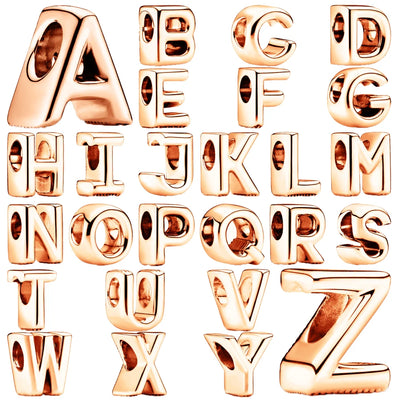 Buchstaben Roségold - Charm