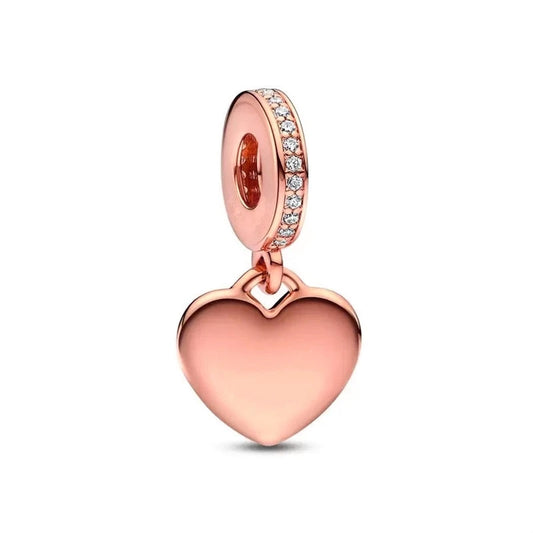 Herzstück – Roségold Charm