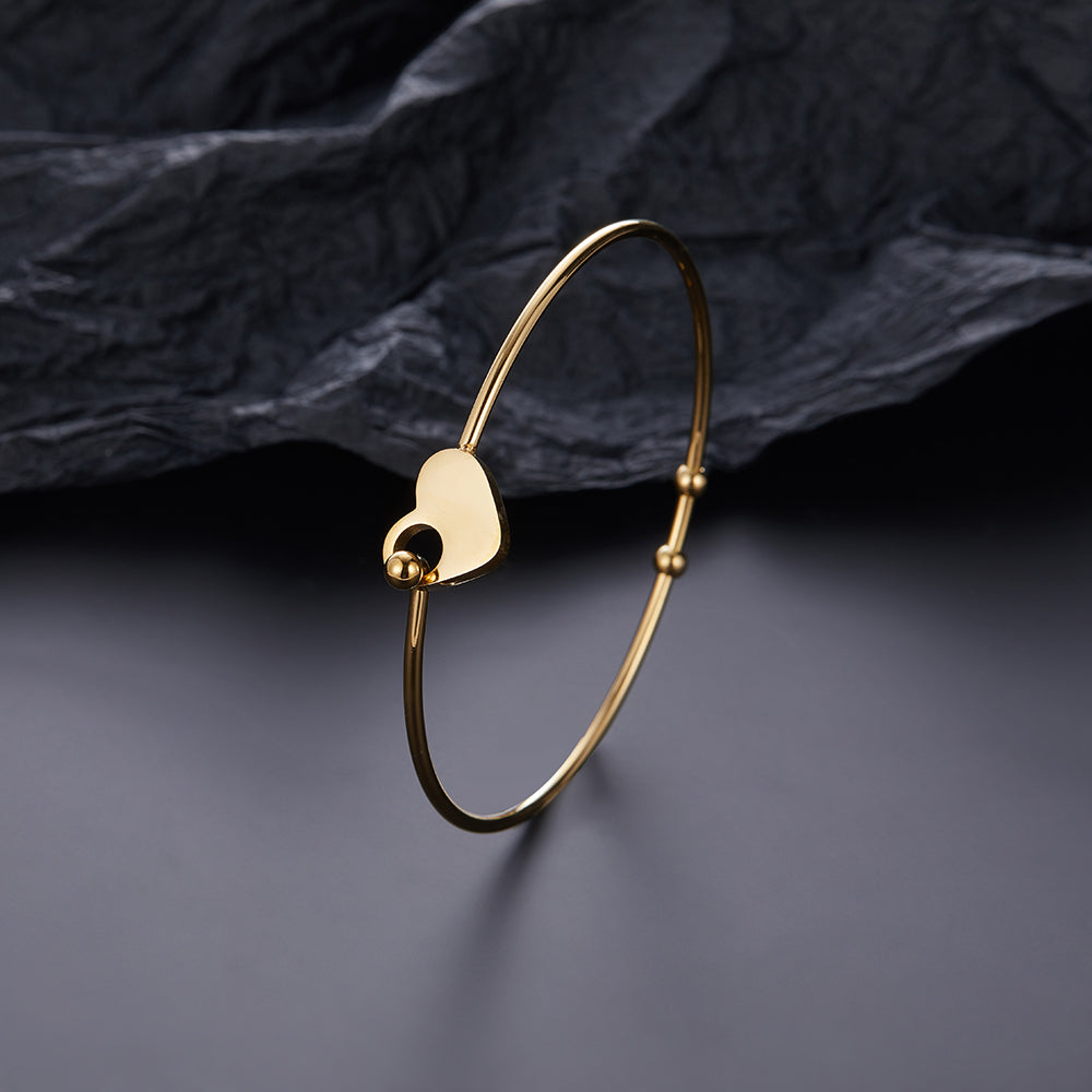 Herz gold - Armreif